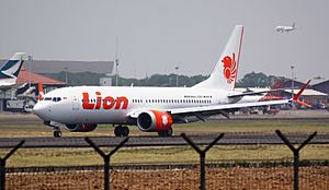 Archivo:Lion Air Boeing 737-MAX8; @CGK 2018 (31333957778)