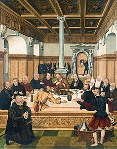 Lucas Cranach d.J. - Das Abendmahl (Johanniskirche Dessau)