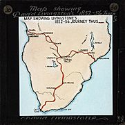 Map Showing David Livingstone's Journey, Africa, ca.1852-ca.1856 (imp-cswc-GB-237-CSWC47-LS16-030)