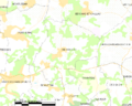 Map commune FR insee code 33496