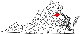 Map of Virginia highlighting Spotsylvania County.svg