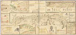 Mapa General que demuestra los cinco Proyectos del Canal Imperial de Aragón Gregorio Sevilla