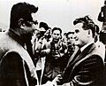Nicolae Ceaușescu & Kim Il-sung, North Korea 1971