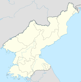 Pionyang ubicada en Corea del Norte
