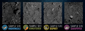 OSIRIS-REx candidate sample sites on Bennu