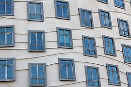 Prague Praha 2014 Holmstad - dansehuset - random or disordered repetition windows