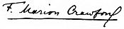 Signature of Francis Marion Crawford.jpg