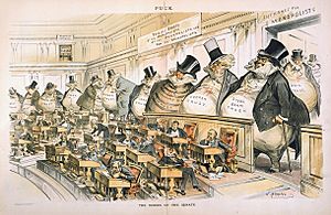 Archivo:The Bosses of the Senate by Joseph Keppler