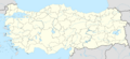 Turkey adm location map