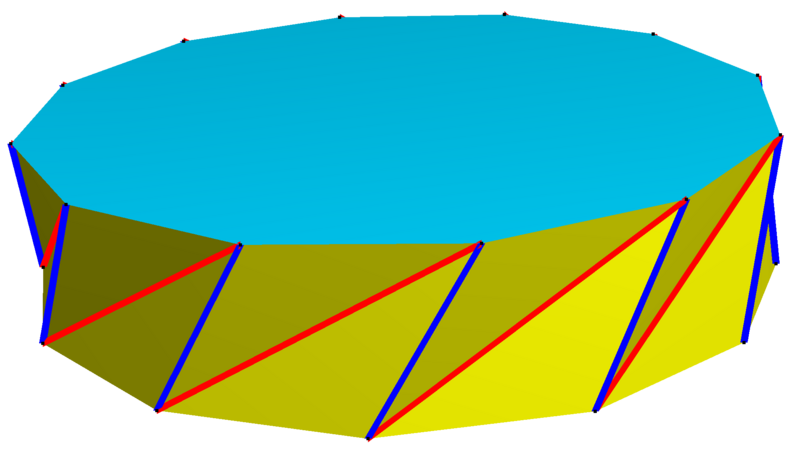Twisted dodecagonal antiprism