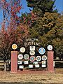 Welcome to Gustine sign