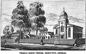 Archivo:Wesleyan Mission Premises, George-Town, Demerara (VII, p.1, January 1950) - Copy
