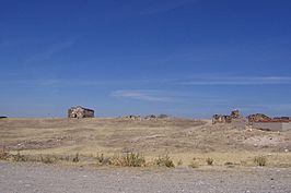 Vista parcial de las ruinas de Fuentes