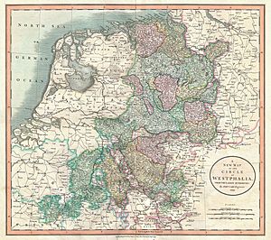 Archivo:1801 Cary Map of Westphalia, Germany - Geographicus - Westphalia-cary-1799