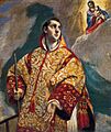 Aparicion de la Virgen a san Lorenzo El Greco