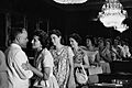 Bourguiba and a group of women