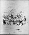 Brooklyn Museum - The Pantheon From the Terrace of the Luxembourg Gardens - James Abbott McNeill Whistler