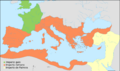 Carte empire Romain 271-es