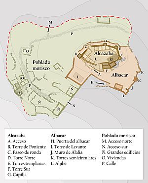 Archivo:Castillo de Xivert plano