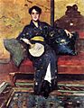 Chase William Merritt The Blue Kimono 1888