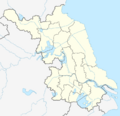 China Jiangsu adm location map