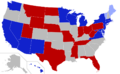 Class 1 US Senators by State & Party