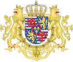 Coat of Arms of Grand Duke of Luxembourg (Golden Fleece Variant).svg