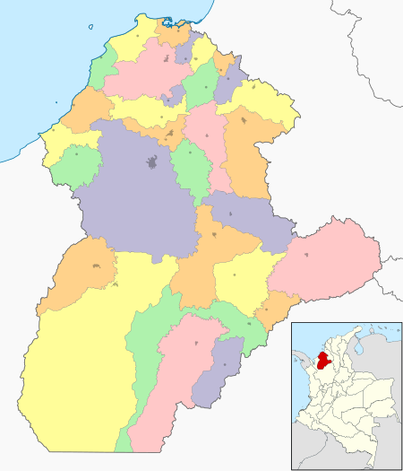 Colombia Córdoba location map (adm colored).svg
