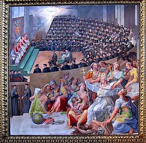 Archivo:Council of Trent by Pasquale Cati