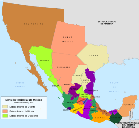 Archivo:División política de México acta