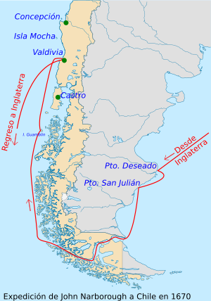Archivo:Expedicion de Narborough a Chile