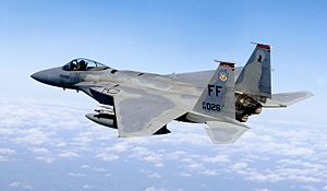 Archivo:F-15, 71st Fighter Squadron, in flight