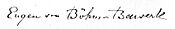 Firma de Eugen Böhm von Bawerk.jpg