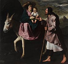 Francisco de Zurbarán, The Flight into Egypt, late 1630s. Oil on canvas, Seattle Art Museum.jpg