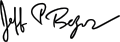 Jeff Bezos signature