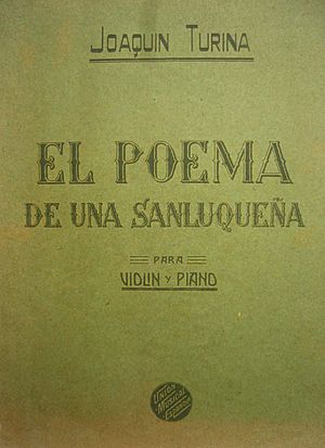 Archivo:Joaquin turina el poema de una sanluqueña portada