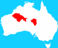 Lesser Bilby Distribution Map