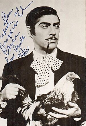Archivo:Luis Aguilar publicity postcard photo from the caribean, 1954 (cropped)