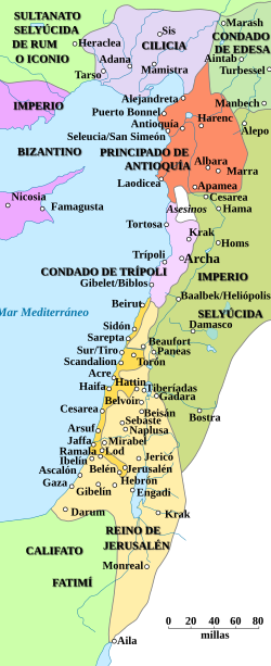 Archivo:Map Crusader states ca. 1100-es