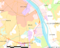 Map commune FR insee code 33039