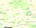 Map commune FR insee code 89374