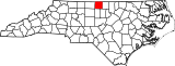 Map of North Carolina highlighting Caswell County.svg