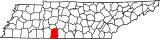 Map of Tennessee highlighting Lawrence County.svg