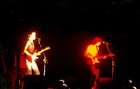 Archivo:Mark and David Knopfler of Dire Straits 1979