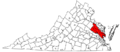 Middle Peninsula- Location