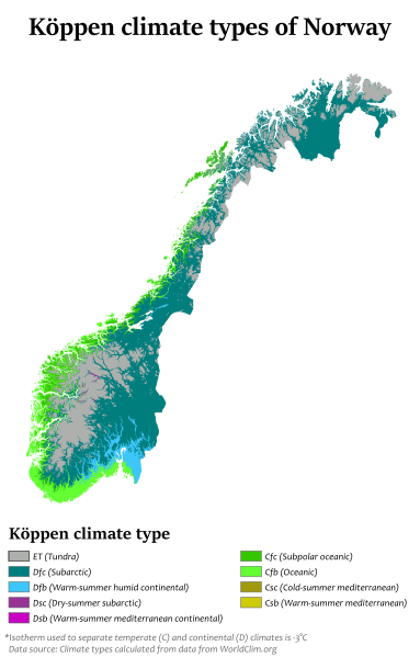 Norway Köppen