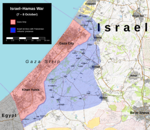 Archivo:October 2023 Gaza−Israel conflict (7– 8 October)