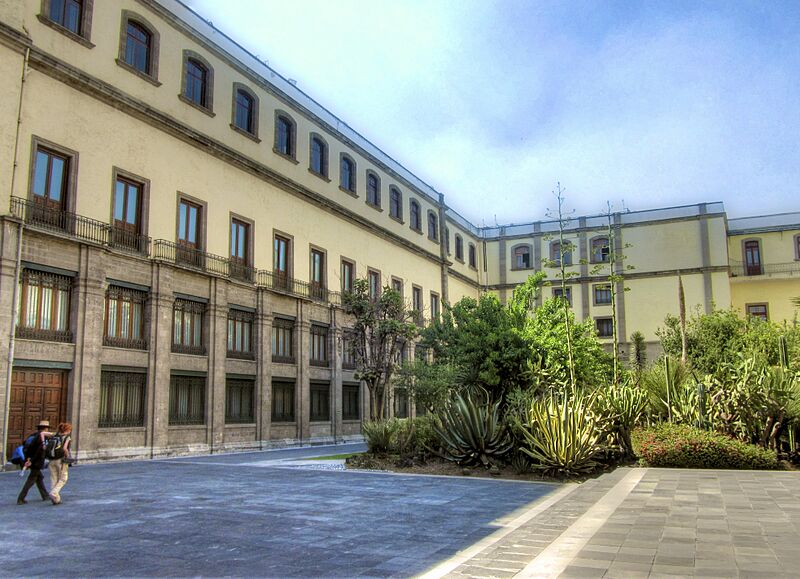 Patio en el Palacio Nacional