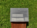Placa del monumento a las víctimas del Caso Almería