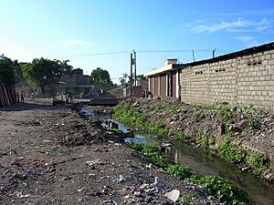 Archivo:Poor sanitation in Cap-Haitien
